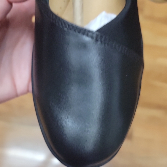 Clarks Suttyn Walk Size 9.5M Women's Black Slip-On Wedge Loafers NEW - Picture 14 of 16
